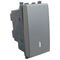 Interruttore unipolare grigio compatibile Vimar Arké 0793541339905 901G EL372
