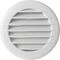 Griglia tonda da incasso circolare in PP bianco – Ø 100 mm  GT100 E3042
