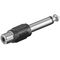 Adattatore RCA a connettore jack AUX mono da 6,35 mm 4040849111181 11118 F1630