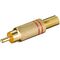 Connettore RCA rosso placcato oro 4051366112803 11280 F1402