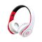 Cuffie ad archetto Bluetooth con ingresso scheda SD rosse e bianche KSC-728 6921042122472 F4065