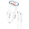 Alimentatore caricabatterie da auto USB/Type-c con cavo Type-C 90W 20V/3A bianco JH048