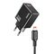 Caricabatterie a porta singola USB-A: 5V/2.4A 12W tipo Lightning EU nero KSC-1236