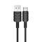 Cavo per ricarica e sincronizzazione type C 2m 3A nero KSC-716 F2430