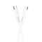 Cavo per ricarica e sincronizzazione USB type C - type C 1m bianco PD100W 5A JA043