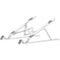Supporto pieghevole per portatili fino a 17.3" 6920680829774 XO GSM177841 C102 B2135