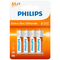 Batterie AA Philips Extra Zinc Chloride 1,5V - Blister da 4 pezzi 8712581549466 WB878