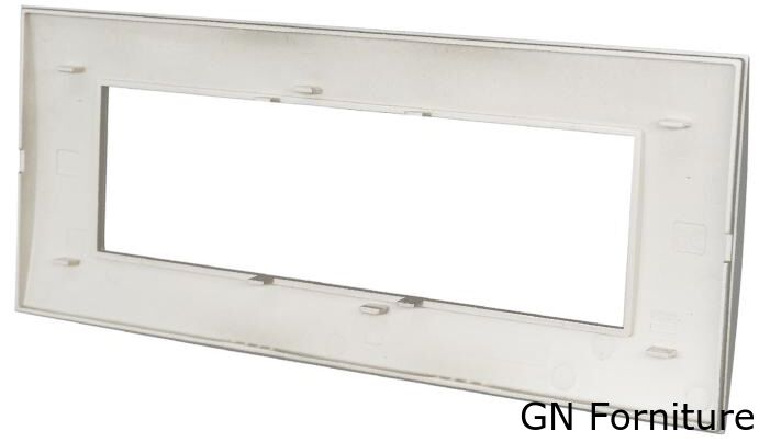 Placca in tecnopolimero 7 posti color grigio chiaro compatibile Living International 0793541330483 TOT8007-04 EL2646Placca in tecnopolimero 7 posti color grigio chiaro compatibile Living International 0793541330483 TOT8007-04 EL2646